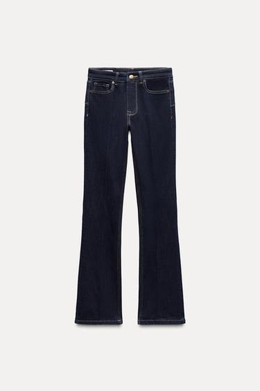 LUZERA ERTAINEKO CONTOUR GALTZA BAKEROAK, BOOTCUT, ZW COLLECTION - Urdina, Zara-rena