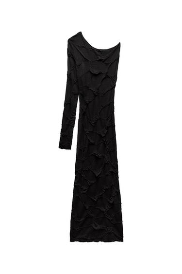 ASYMMETRIC KNIT DRESS