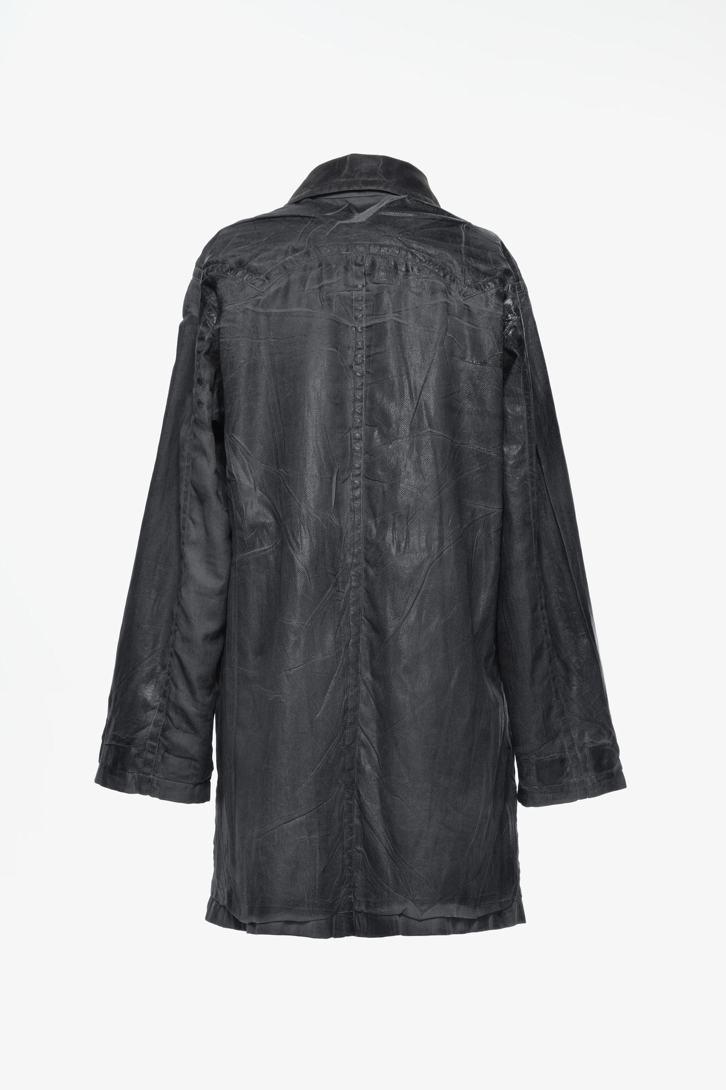 LIMITED EDITION SHINY CRINKLE EFFECT COAT