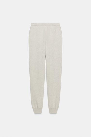 PANTALON JOGGER RUSTIQUE - Beige chiné de Zara - Image 4