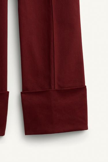 PANTALON CAPRI ÉDITION LIMITÉE - Vin de Zara - Image 7