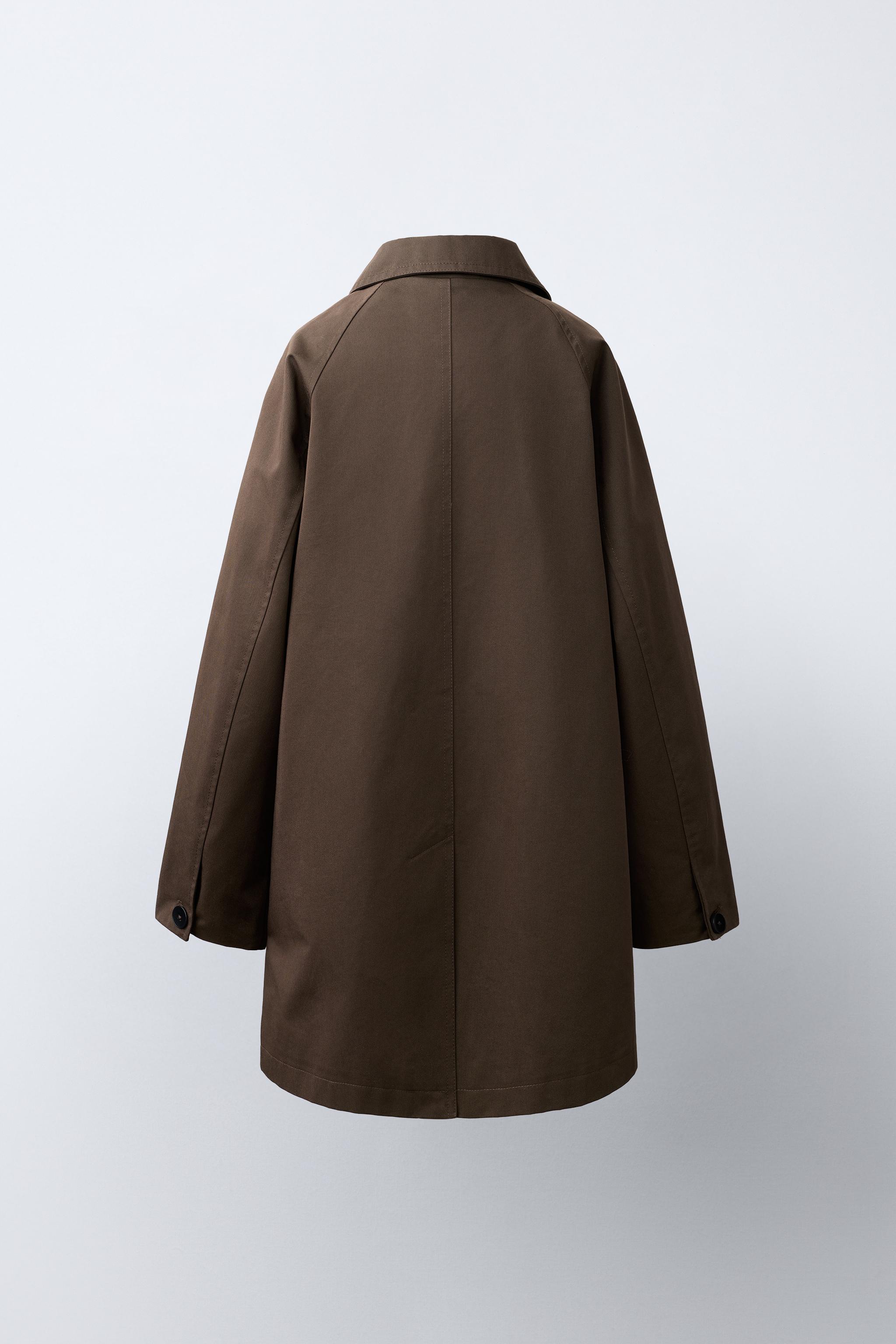 RAGLAN SLEEVE TRENCH COAT
