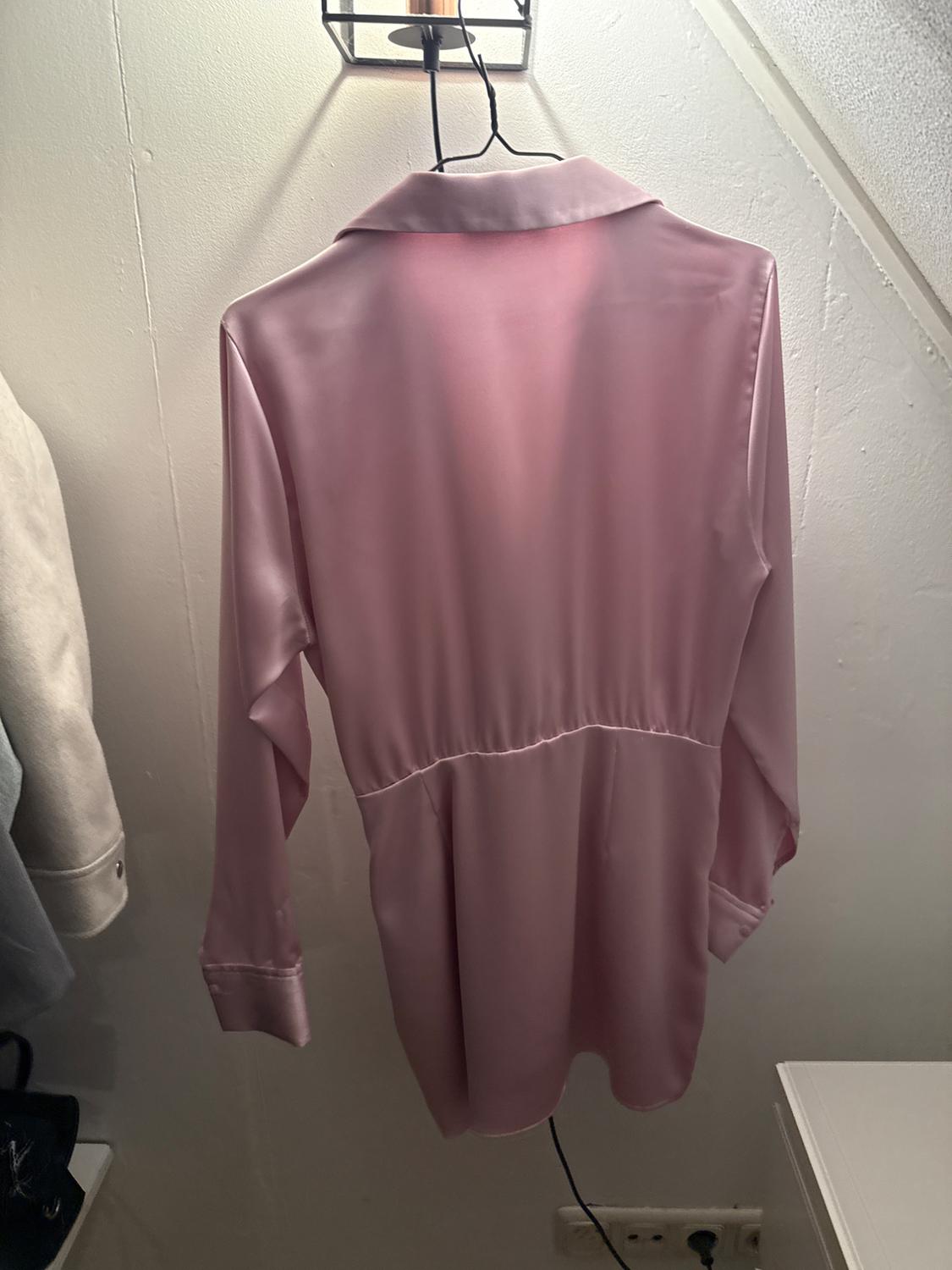 SHORT SATIN DRESS - Image 2