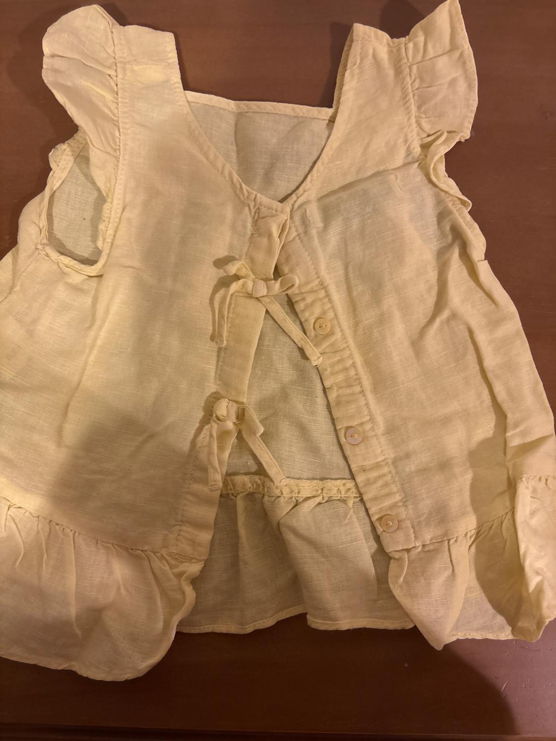 TEXTURED TOP WITH RUFFLED STRAPS - Image 2