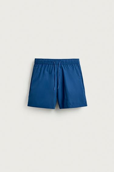 LONG SWIMMING TRUNKS - Bluish by Zara