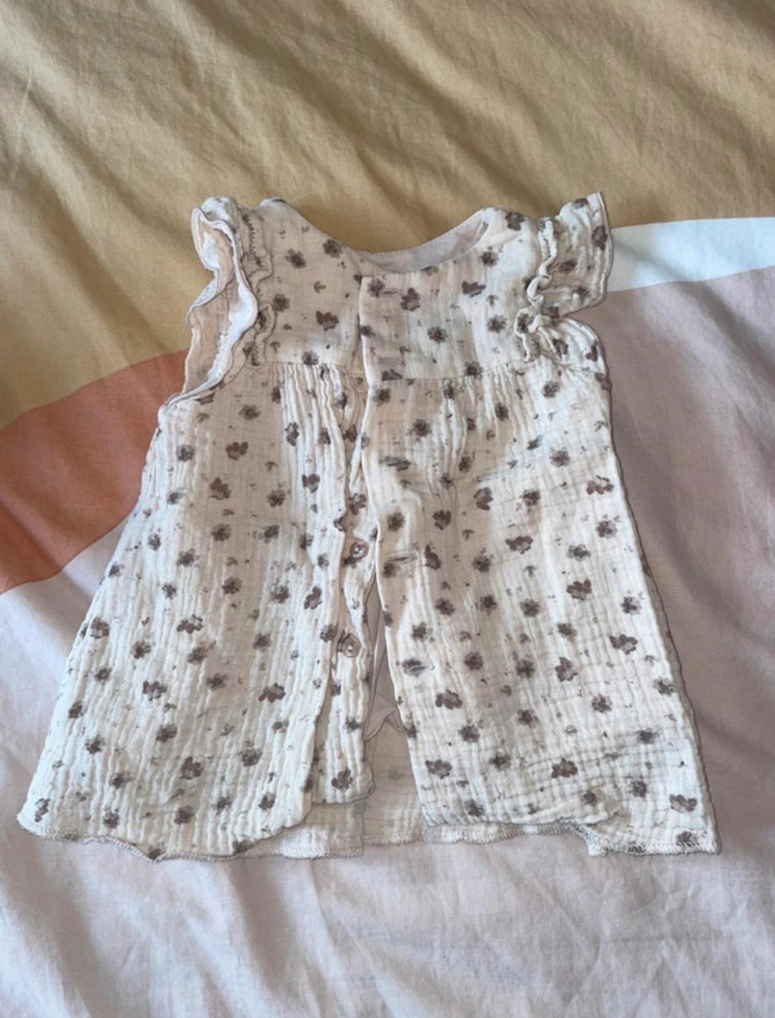 FLORAL TEXTURED DRESS - Image 4