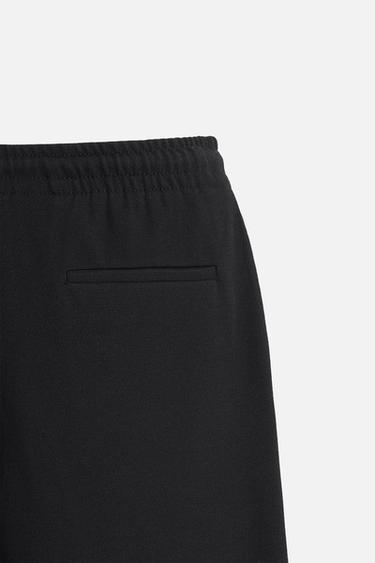 EASY CARE JOGGER WAIST TROUSERS - Black by Zara - Image 9