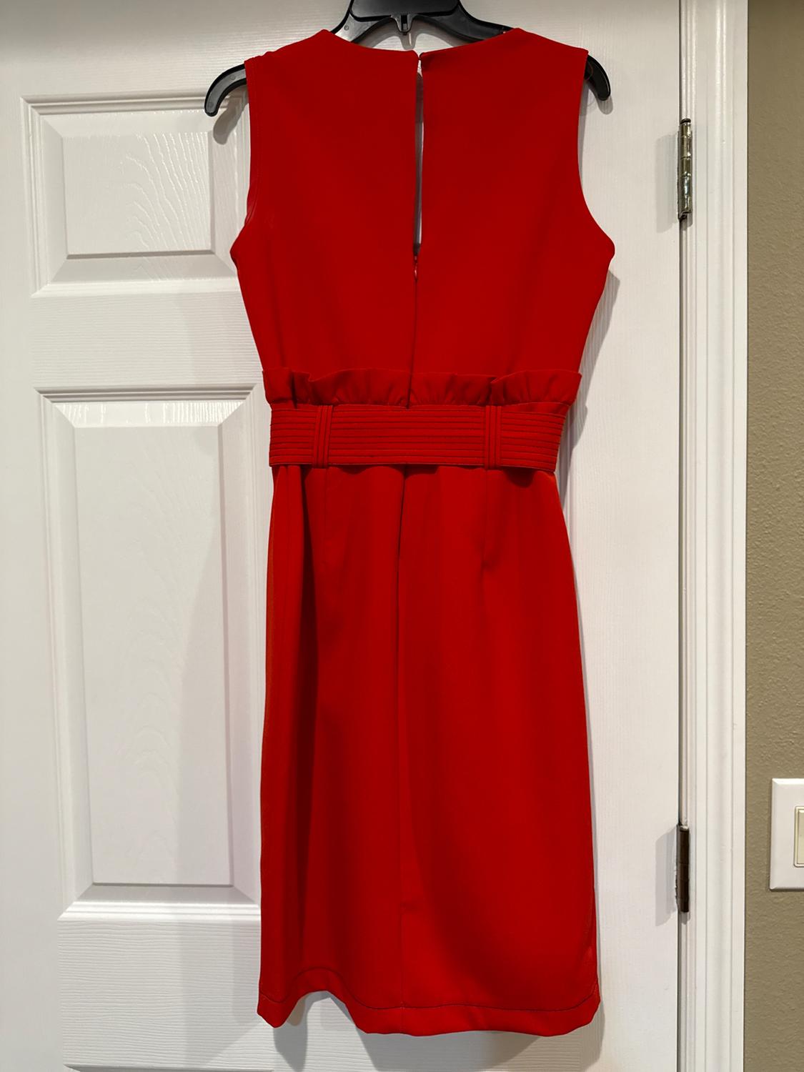 VESTIDO CINTURÓN PESPUNTES - Image 2