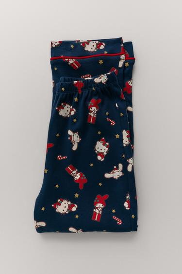 6-14 AÑOS/ PIJAMA HELLO KITTY © SANRIO - Azul de Zara