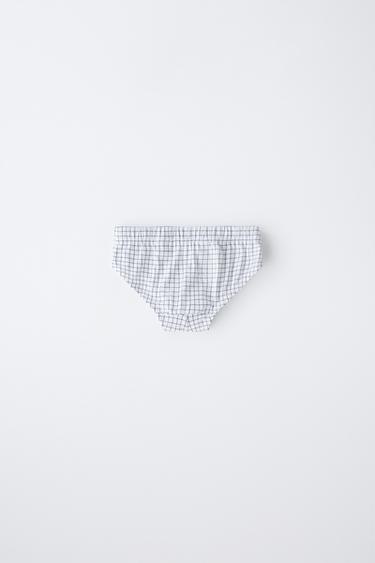 2-6 YEARS/ SIX-PACK OF CHECK BRIEFS - Multicoloured by Zara - Image 3