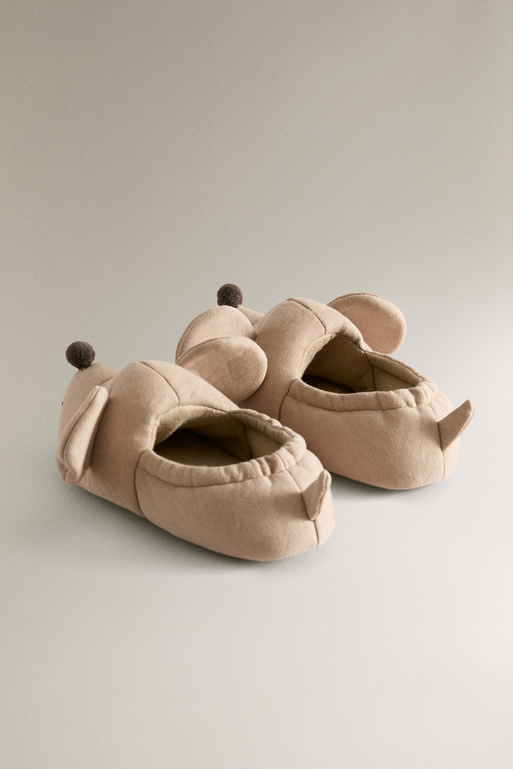 Детские тапочки Zara KIDS’ ANIMAL SLIPPERS — фото 4