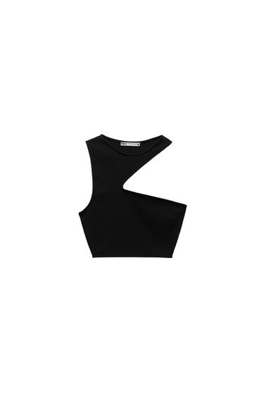 CUT OUT CROP TOP