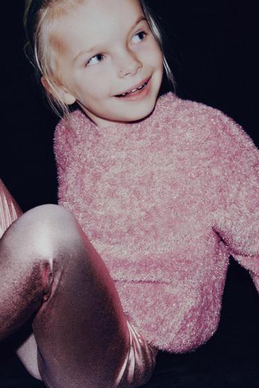 METALLIC LEGGINGS - 140 by Zara