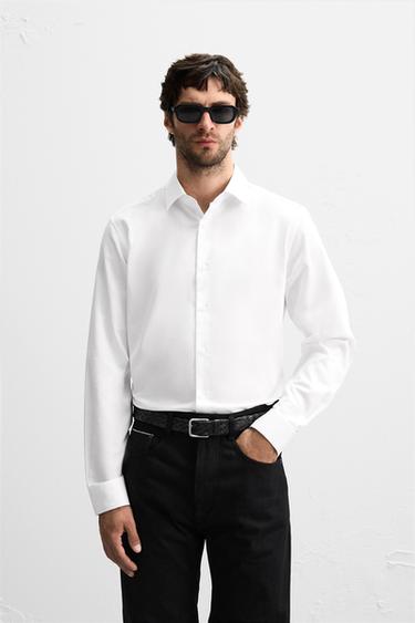 Zara SLIM FIT SHIRT - White