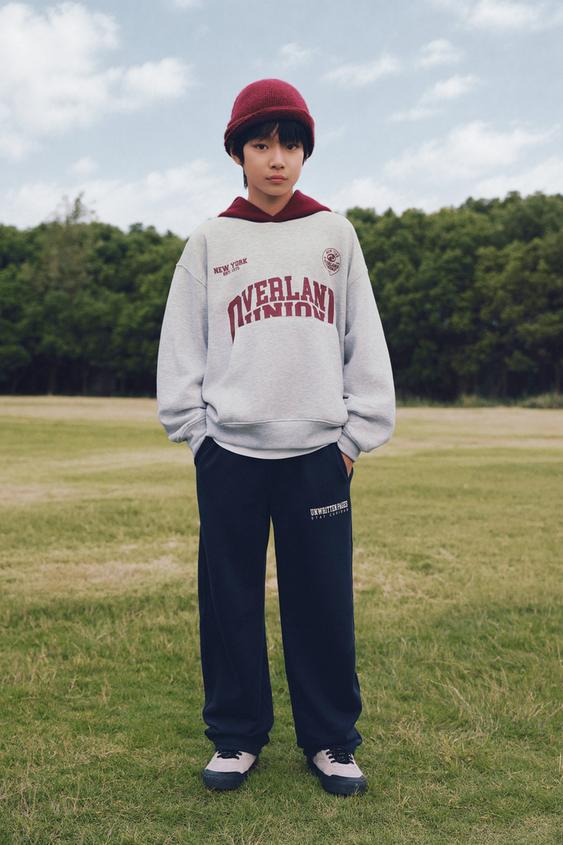 Zara 滑板風高幫運動鞋 - 灰色 - 圖片 0