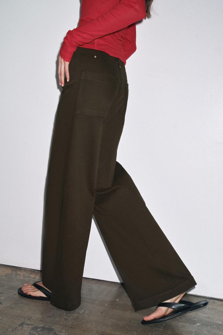 ZW COLLECTION HIGH WAIST WIDE LEG JEANS