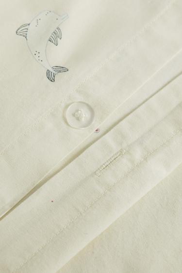 DRAP-HOUSSE ENFANT IMPRIMÉ MARIN - Citron vert clair de Zara - Image 3
