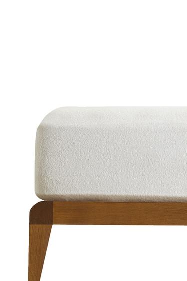 PROTECTOR DE COLCHÓN IMPERMEABLE ALGODÓN RIZO - Blanco de Zara