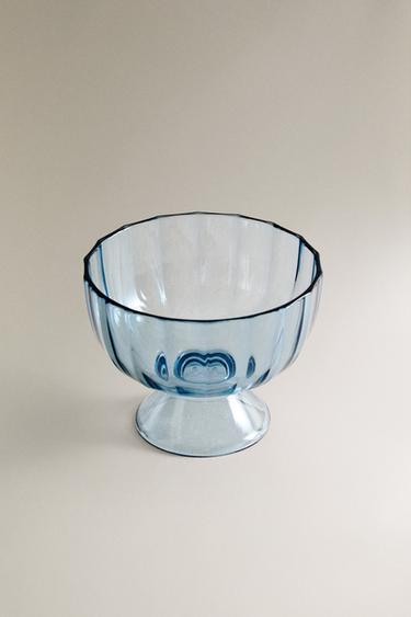 COLOURED ACRYLIC ICE CREAM CUP - Blue by Zara - Image 1