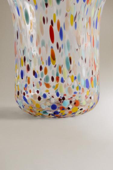 VERRE SOUFFLÉ RECYCLABLE TACHETÉ - Bleu de Zara - Image 3