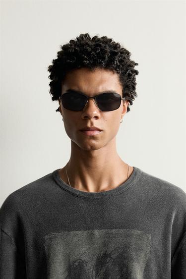 OVAL SUNGLASSES — Black 2