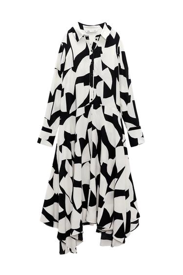LONG PRINTED DRESS