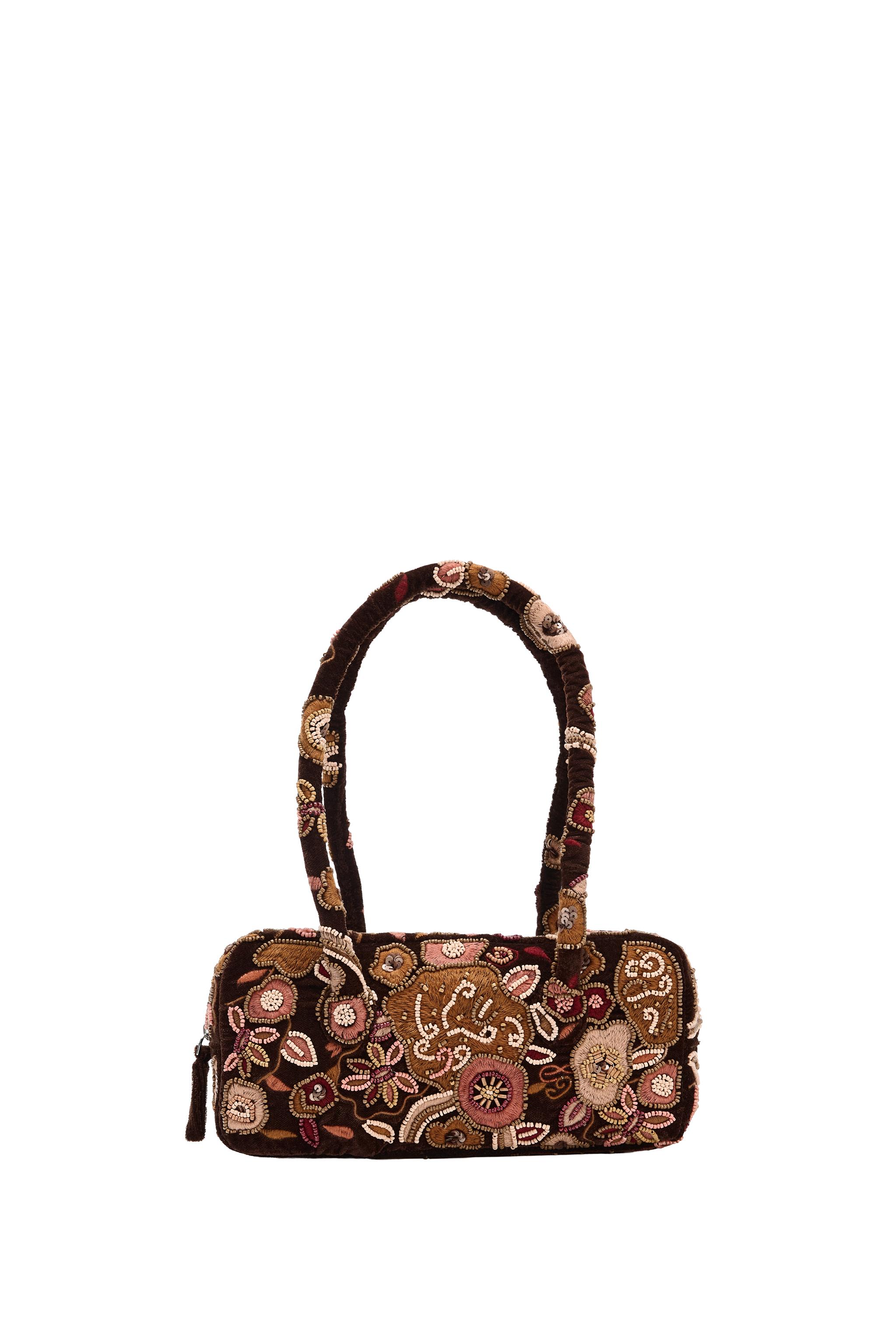 EMBROIDERED SHOULDER BAG - Multicoloured | ZARA South Africa