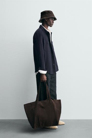 COMFORT TEXTURED OVERSHIRT - Navy blue by Zara - Image 3