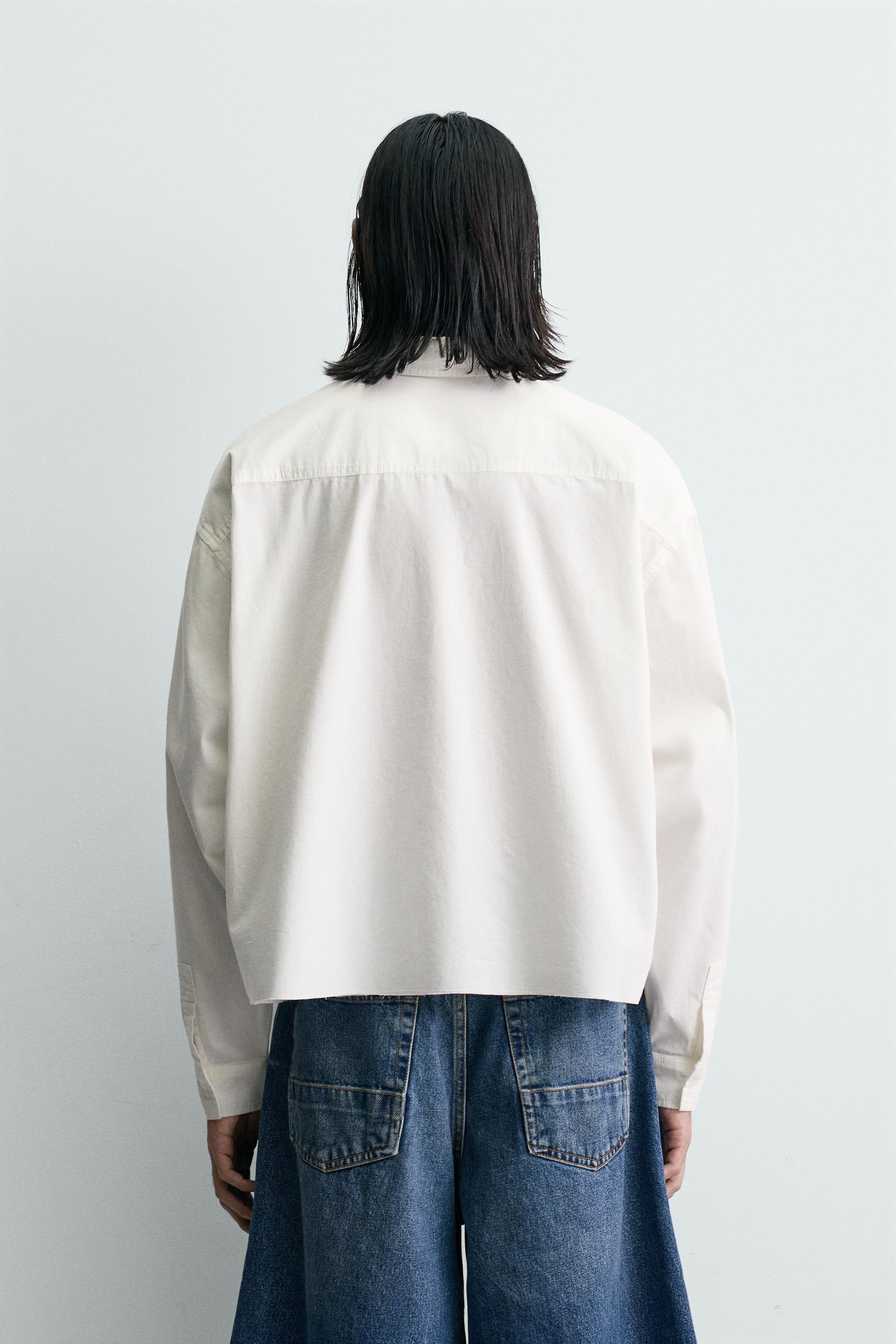 CHEMISE COUPE BOXY DÉLAVÉE
