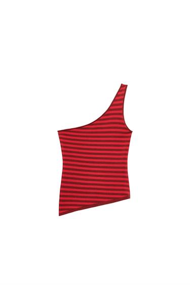 ASYMMETRIC STRIPED TOP
