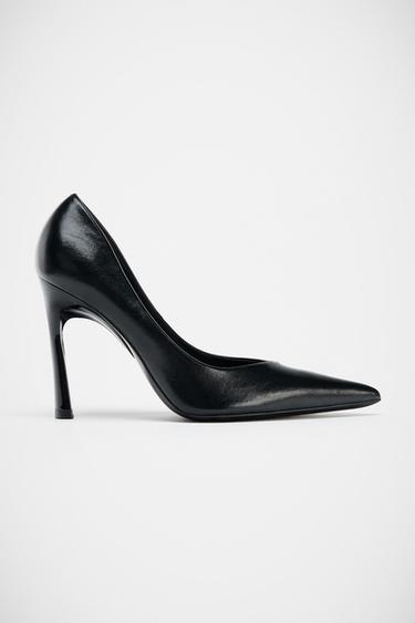Zara HEEL SHOES - Black