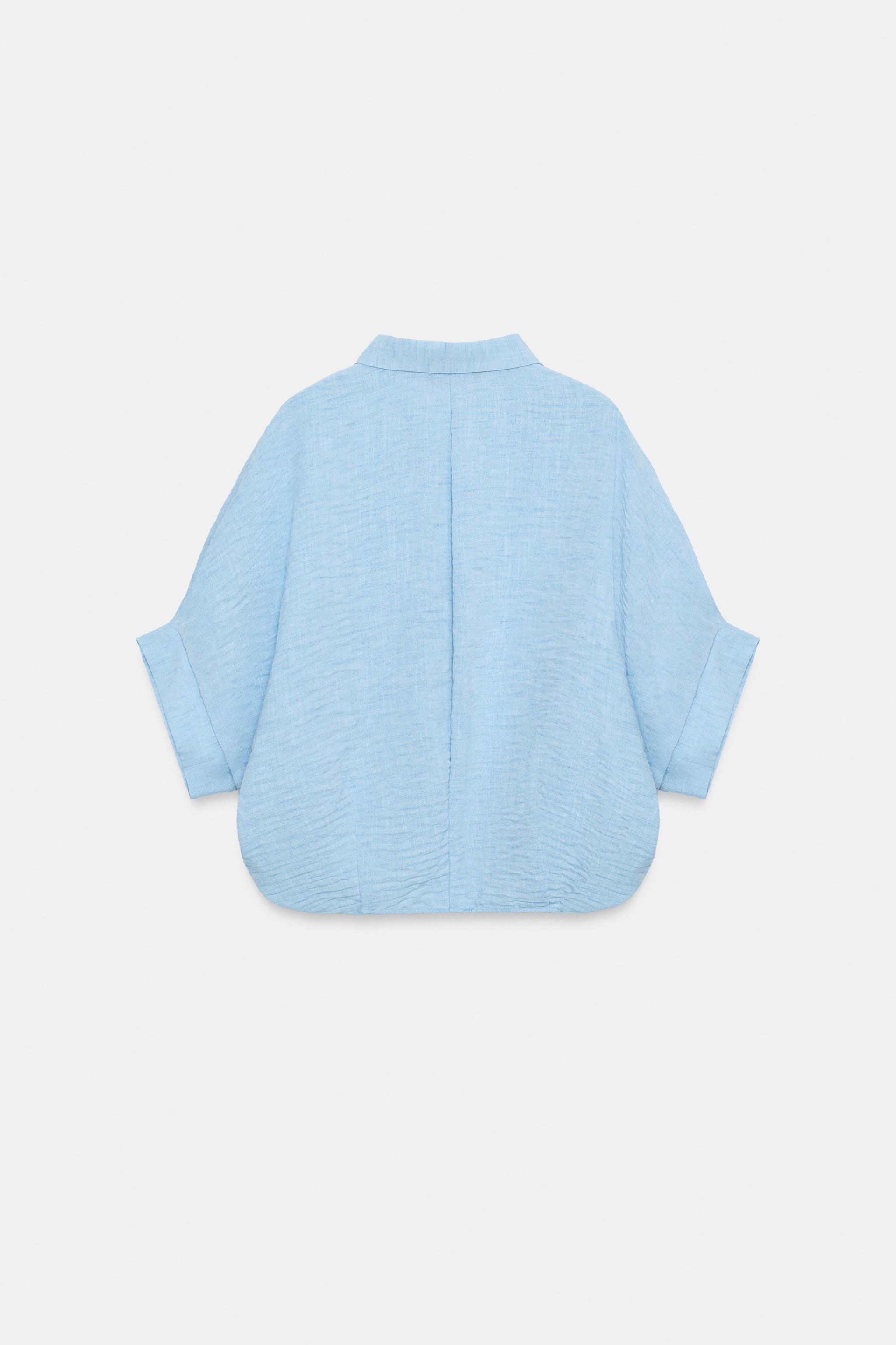 CHEMISE BALLON MANCHES COURTES