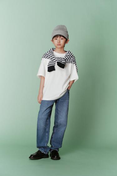 BASIC PLAIN T-SHIRT - White by Zara