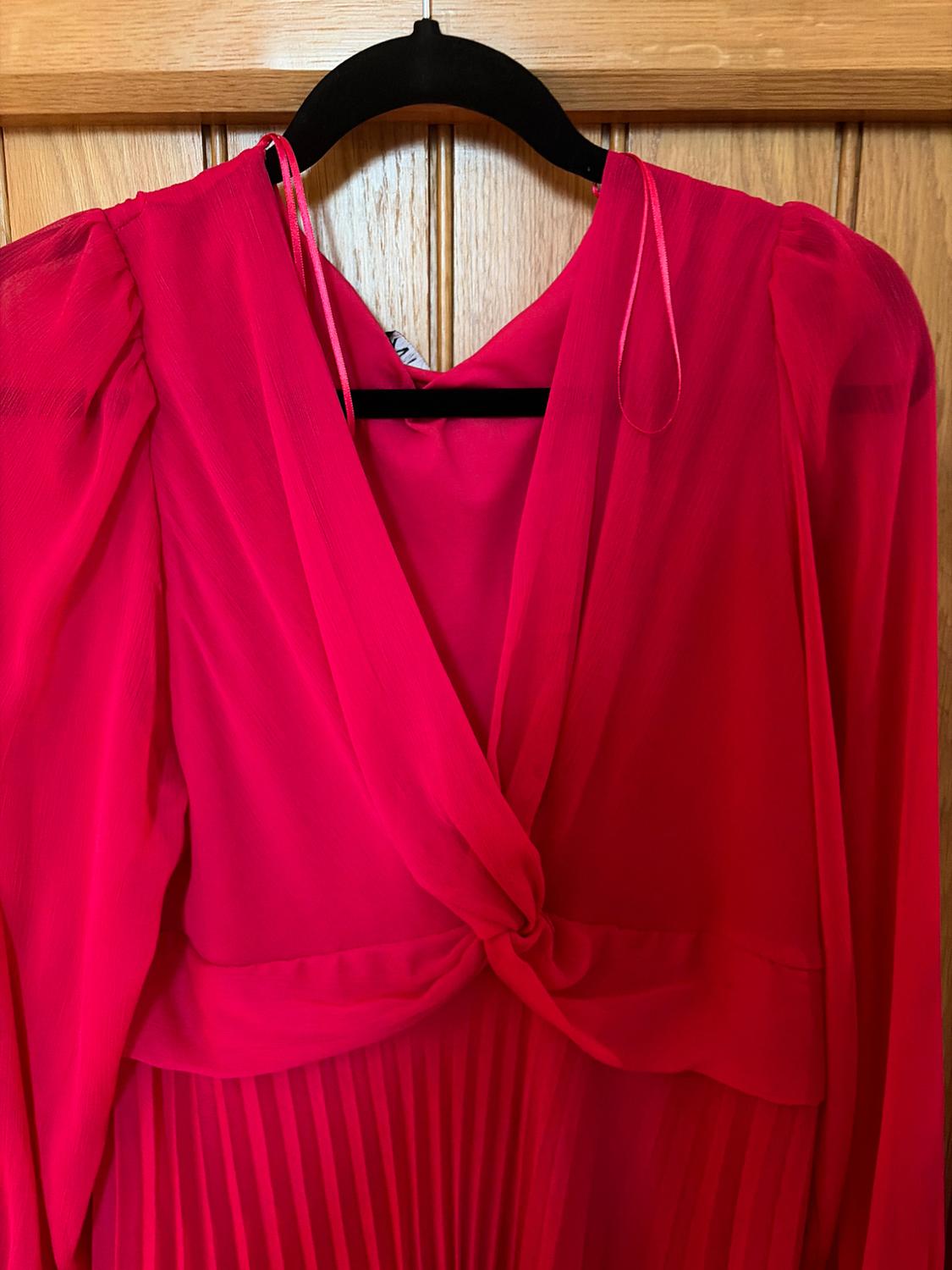 PLEATED MIDI DRESS - Image 3