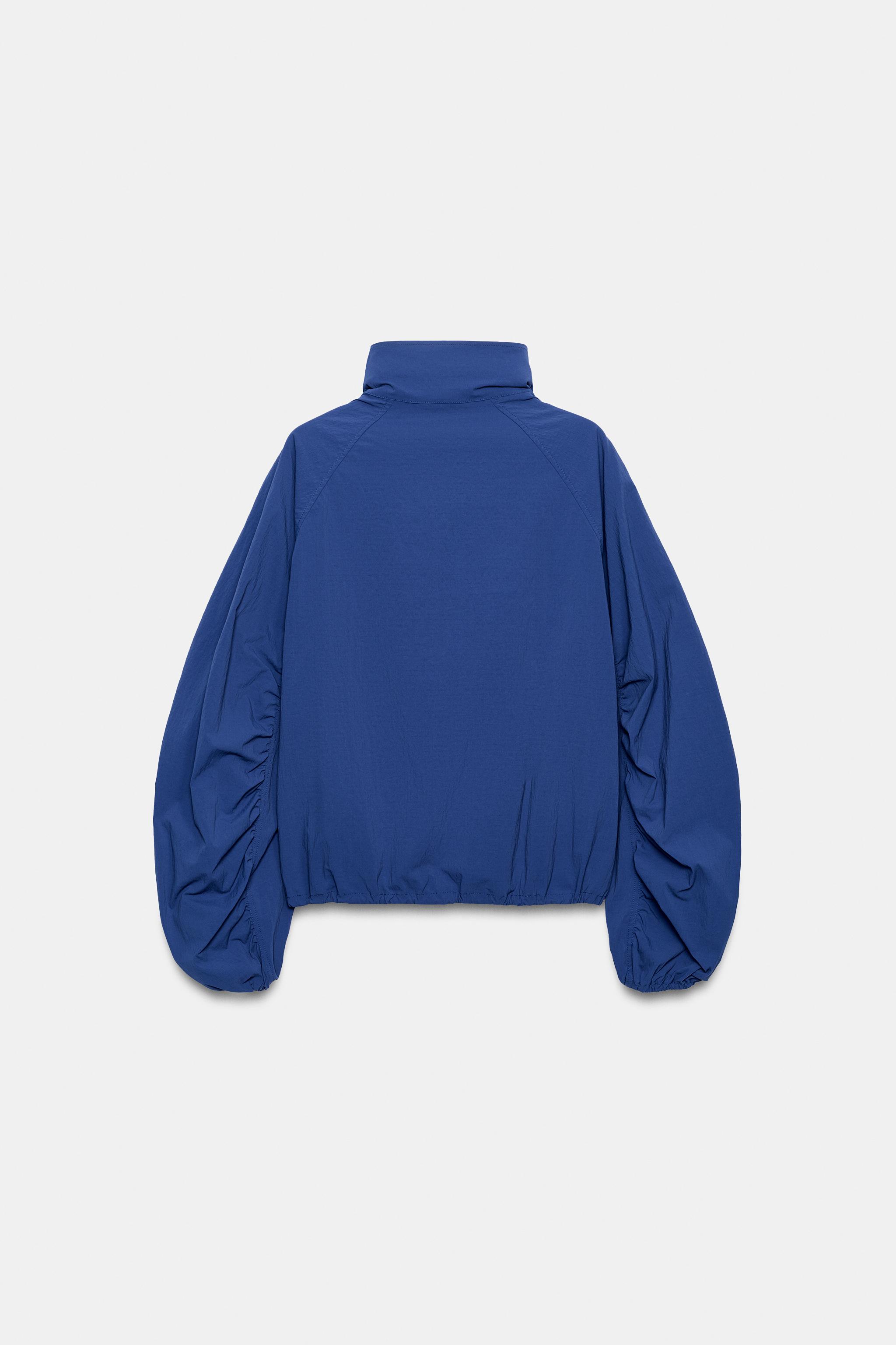 BUTTONED NYLON JACKET