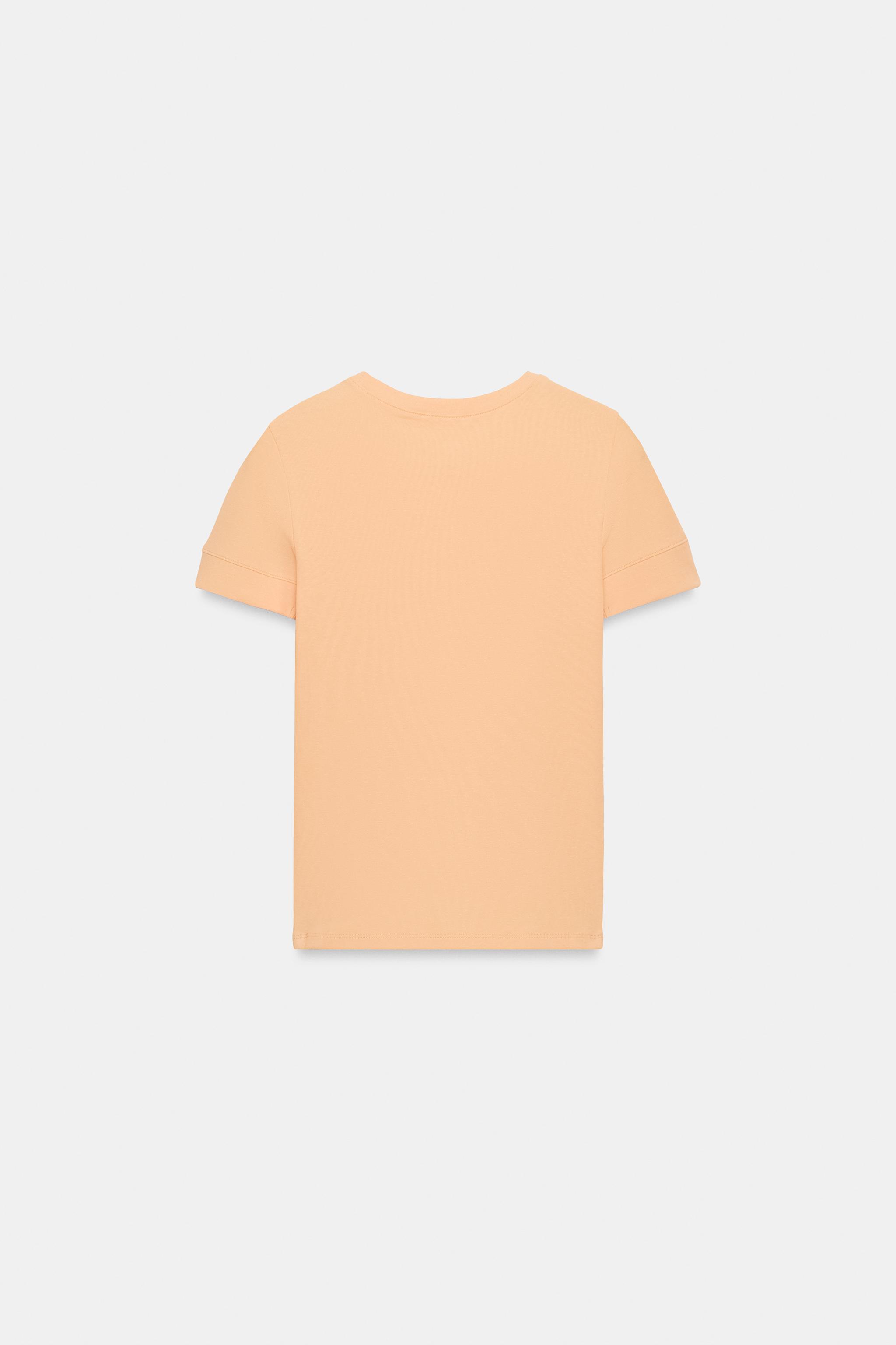 MİNİMAL KISA KOLLU T-SHIRT - Görsel 6