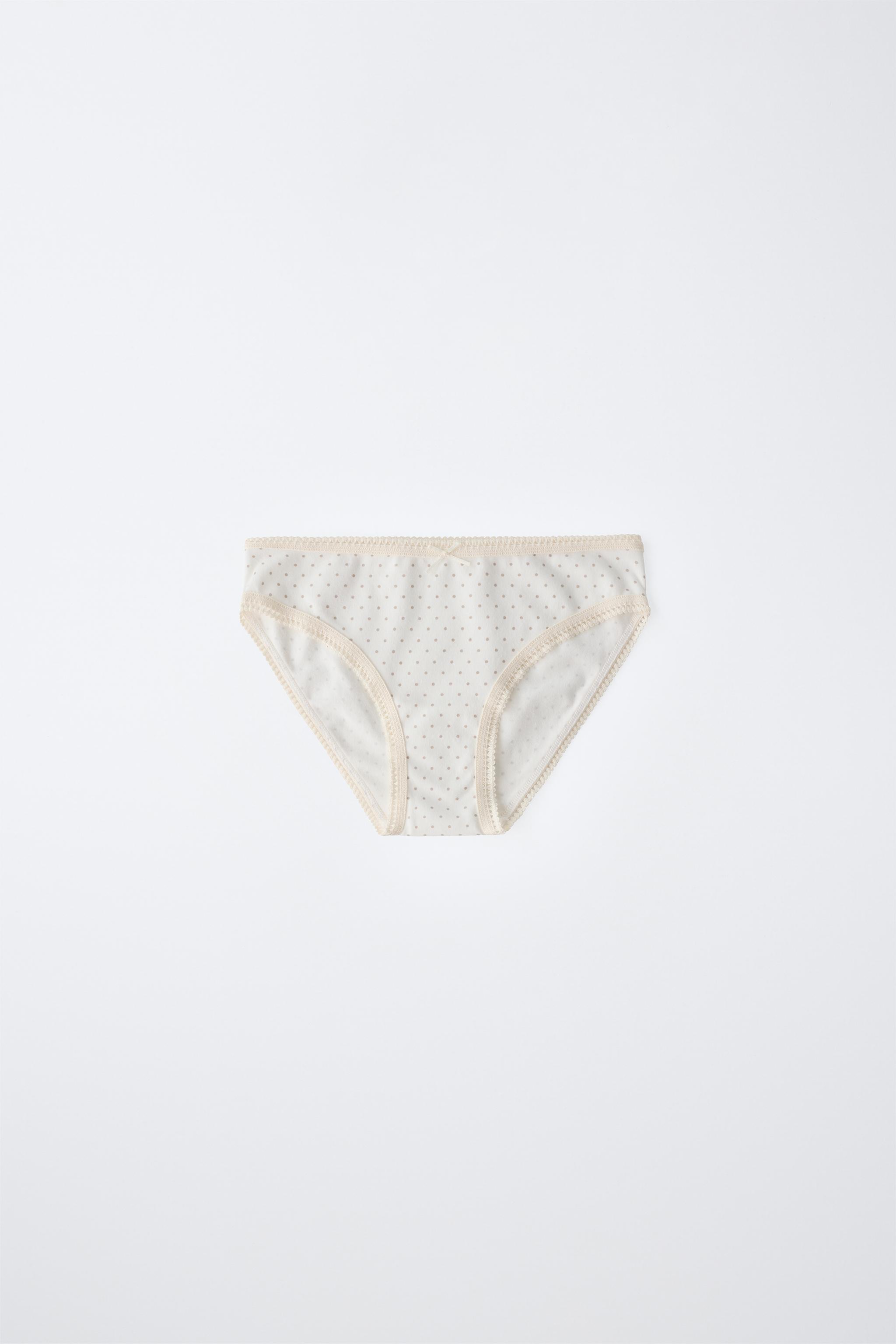 6-14 ANS / LOT DE SIX CULOTTES RAYÉES ET CÔTELÉES