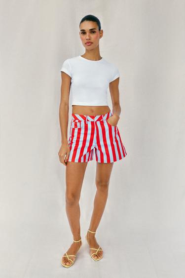 SHORTS RAYAS - Multicolor de Zara