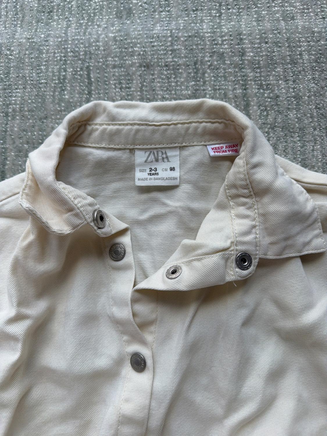 ECRU TIE BLOUSE - Image 4