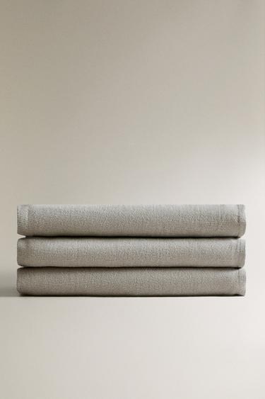 TISCHDECKE AUS SCHWEREM LEINEN - Grau von Zara