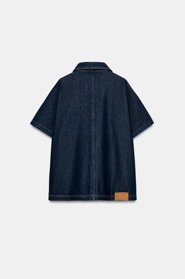 SURCHEMISE Z1975 EN JEAN OVERSIZE - Bleu de Zara - Image 9