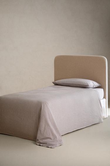 KIDS' DYED THREAD CHECK FITTED SHEET - Multicoloured by Zara - Image 1