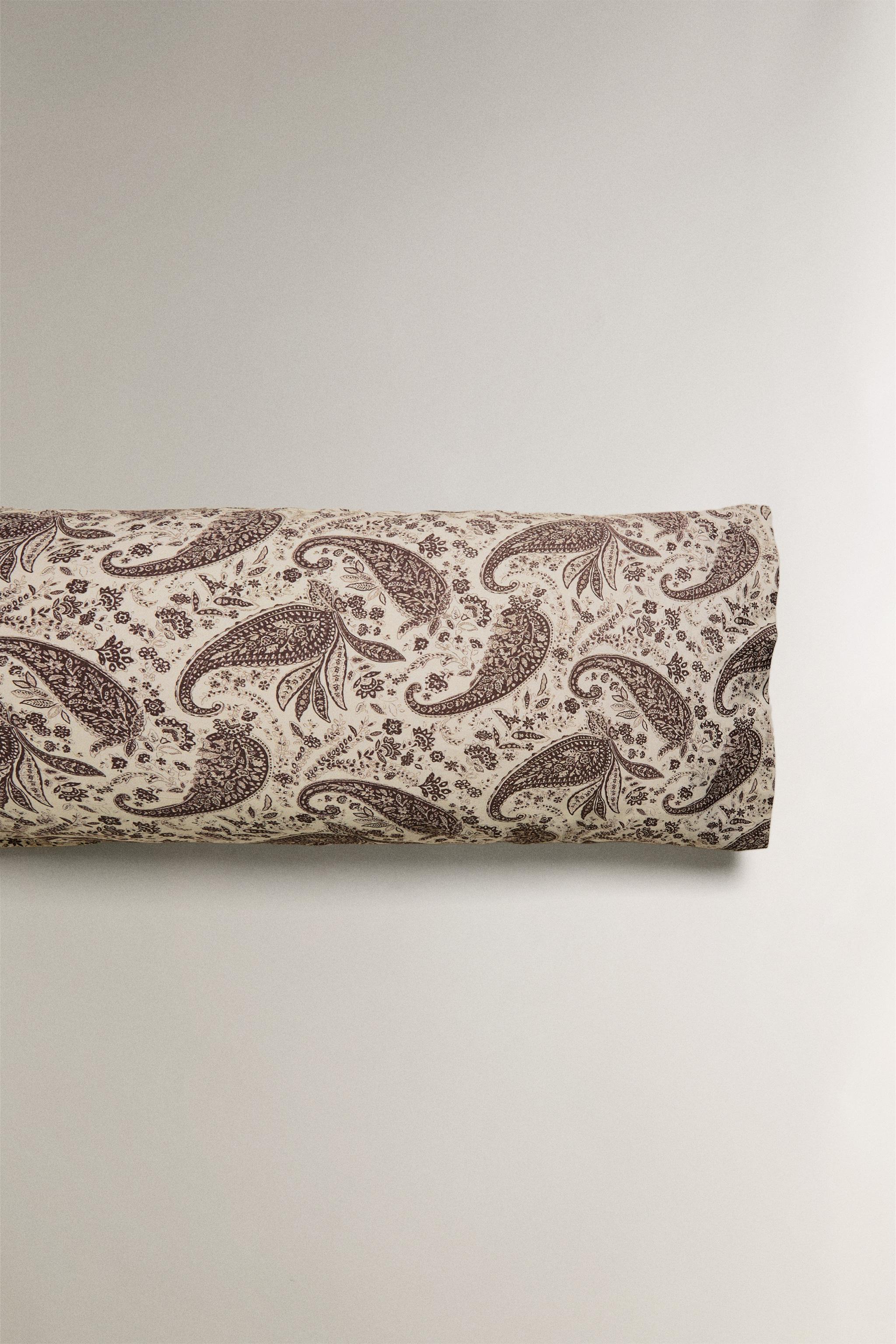 HOUSSE DE COUETTE SATIN IMPRIMÉ PAISLEY