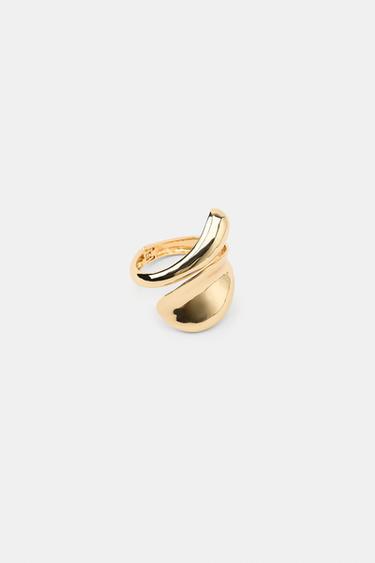 WAVE CUFF BRACELET - Golden by Zara
