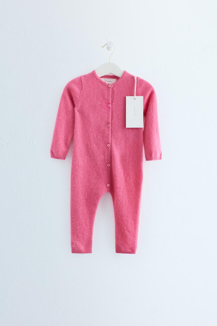 ZARA TIMELESS - 100% CASHMERE JUMPSUIT — Pink