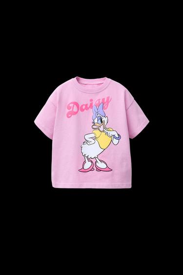 Zara © DISNEY EMBOSSED PRINT T-SHIRT - Pink - Image 0