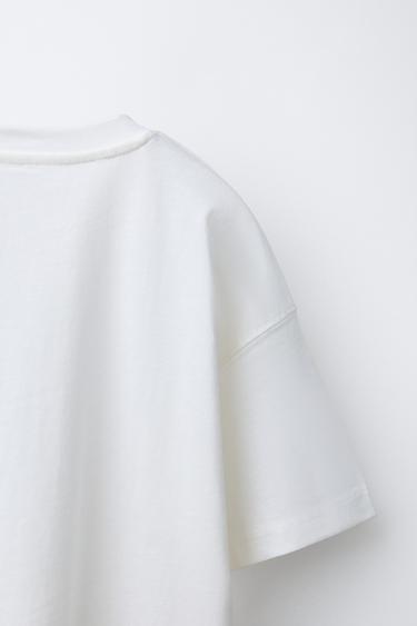 T-SHIRT À IMPRIMÉ GRAFFITI - Écru de Zara - Image 3