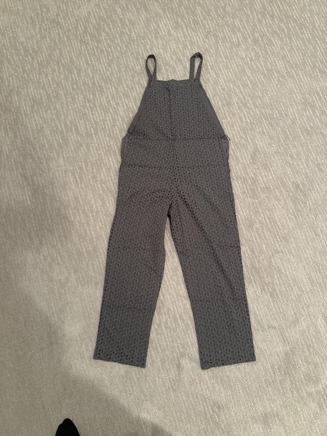 EMBROIDERED EYELET JUMPSUIT - Image 3
