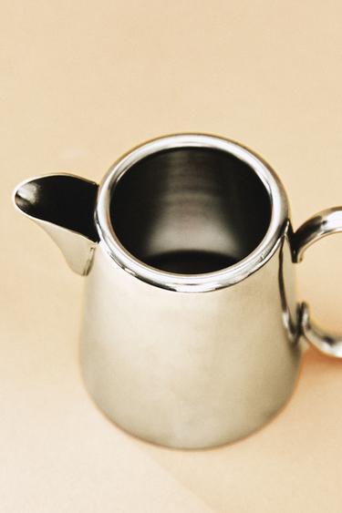 SHINY METAL MILK JUG - Silver by Zara