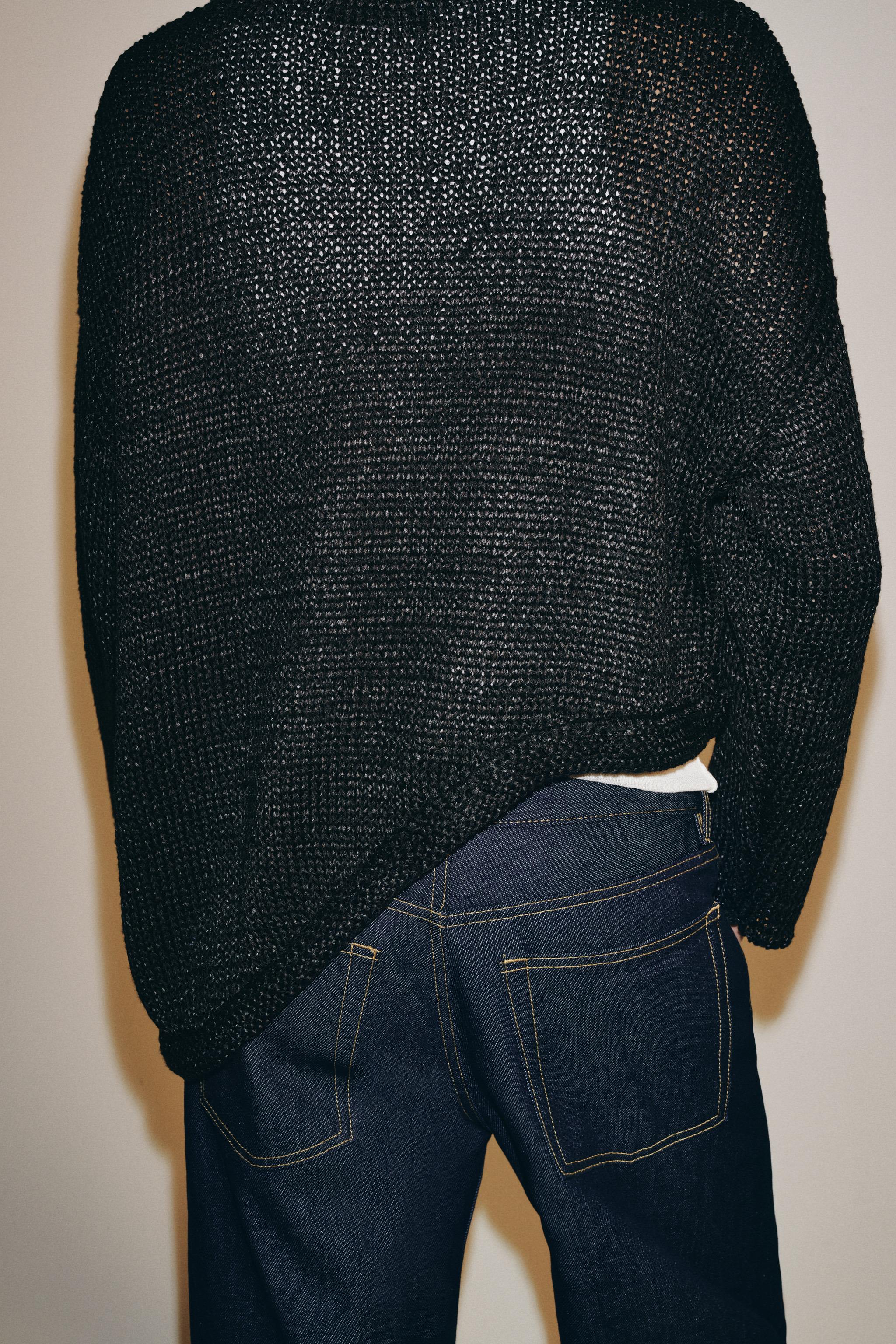 Женские свитеры Zara ASYMMETRIC KNIT JUMPER — фото 3